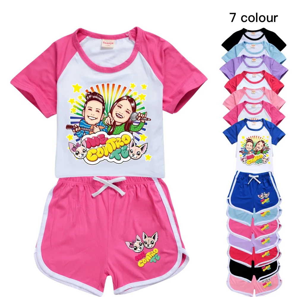 

Спортивный костюм из полиэстера для девочек-подростков, комплект одежды из двух предметов для маленьких мальчиков и девочек-подростков, ко...