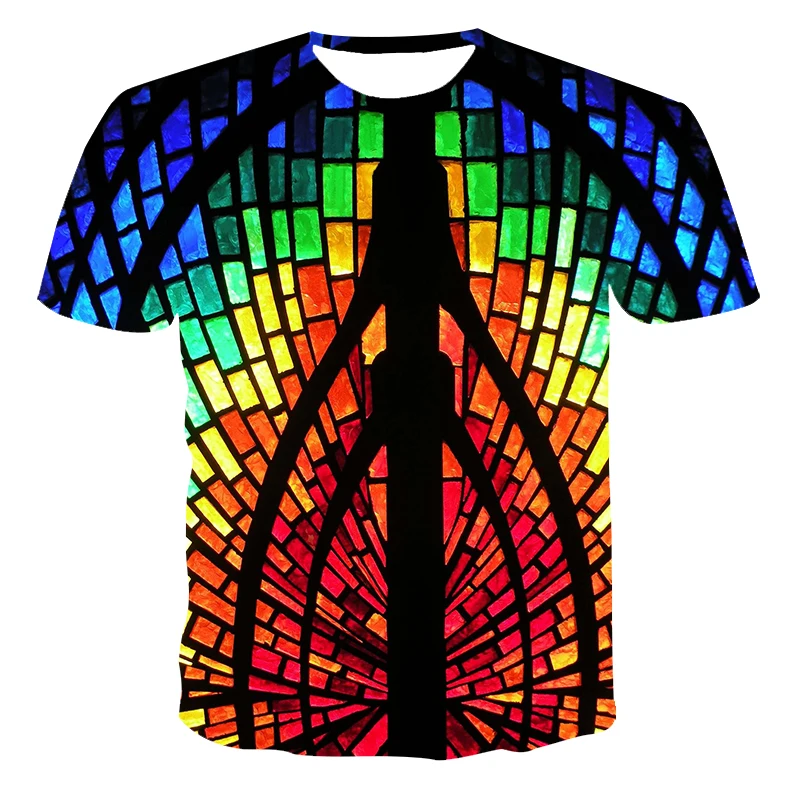

2020 new Anime 3d print t shirt streetwear Psychedelic Men Women Glitter Hypnotize fashion t-shirt Hara T shirt