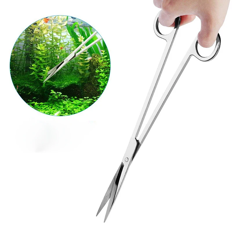 Набор инструментов для аквариума Aquascaping Fish Tank Aquatic Plants длинный пинцет ножницы из