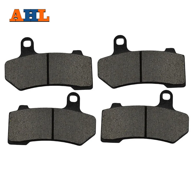 AHL 2 пары тормозных колодок для мотоцикла ночного стержня VRSCD (литое колесо) 2005 2008