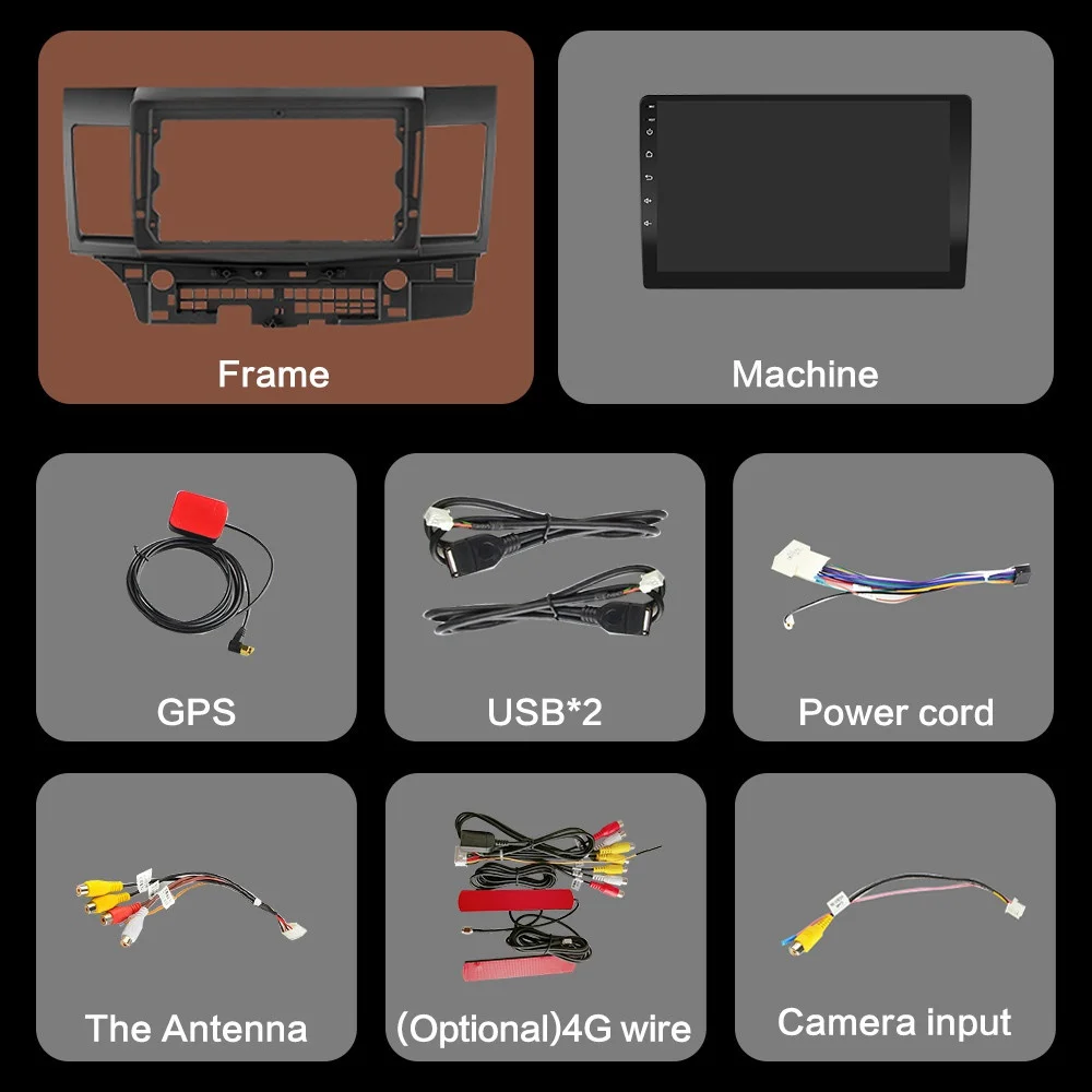 Автомобильный радиоприемник 4 Гб + 64 ГБ Android 10 0 DSP RDS GPS навигация мультимедийный