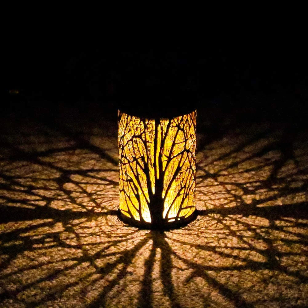 

Solar LED Lantern Light Hollow Maple Leaf Hanging Lamp Outdoor Garden Yard Path Lawn Patio Hanging Waterproof Lamp Lantern