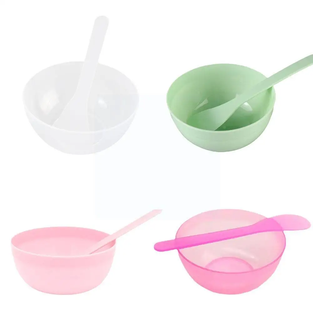 

Homemade DIY Facial Mask Kit Face Mask Bowl Mixing Spoon Plastic Care Tool Kit Spatula Stick DIY Beauty Makeup Skin Cosmeti K9H8