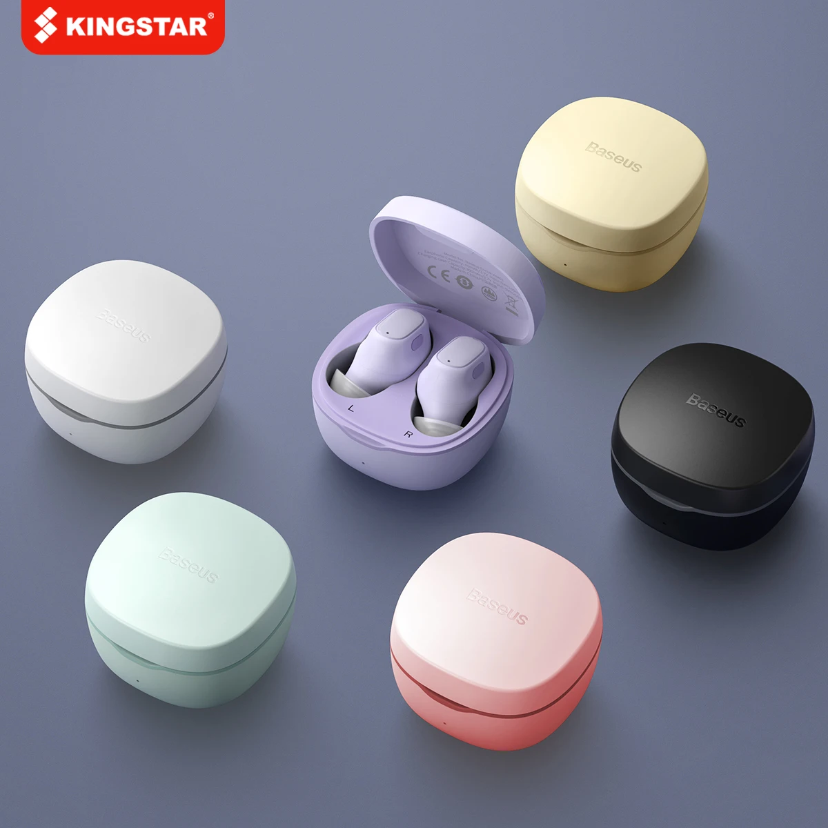 

KINGSTAR WM01 TWS Bluetooth Earphones Stereo Wireless 5.0 Bluetooth Headphones Touch Control Noise Cancelling Gaming Headset