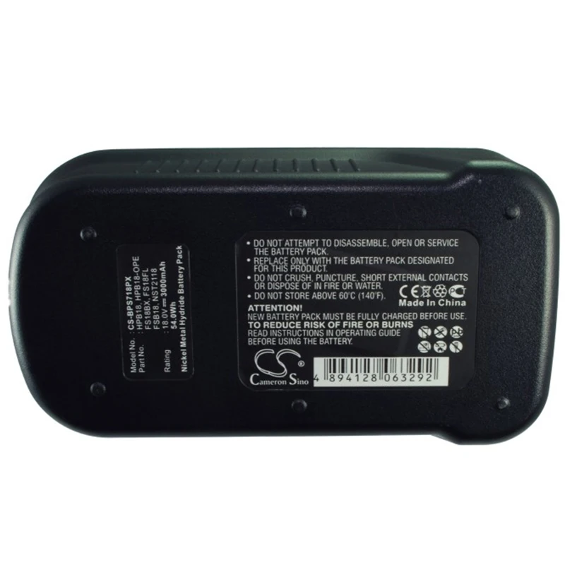 Аккумулятор Cameron Sino для fiрестоm NST2118 HPB18 подходит BDGL1800 XTC183BK CDC180AK HP188F3K аккумулятор