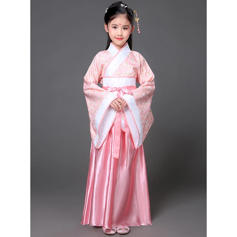 Новинка года; Детский костюм в китайском стиле; Hanfu Disfraz сказочное платье для девочек в стиле династии Тан; Королевское Платье принцессы Hanfu для выступлений