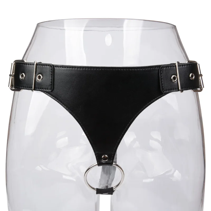 Анальная пробка с кольцом для мужчин кожаный пояс верности устройство анальной