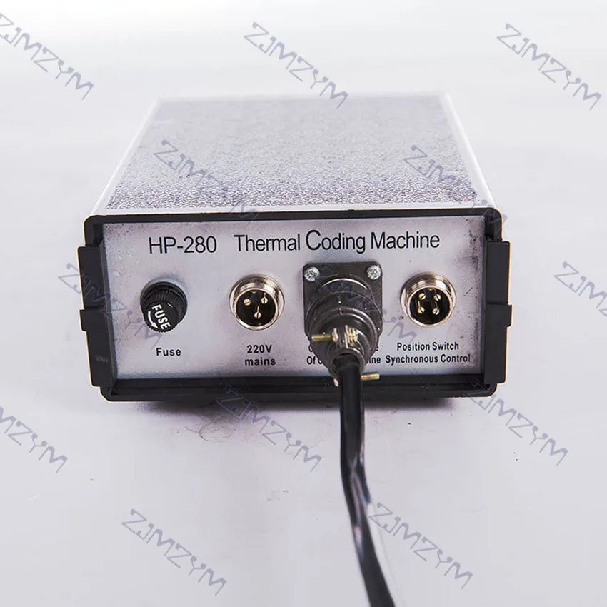 HP-280 Дата принтер 220W автоматический твердый Чернильное колесо машина мини