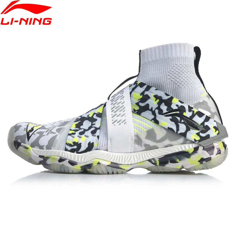 Кроссовки мужские Li Ning AYAP015 для бадминтона с подкладкой из легкой пены 4 0|Обувь