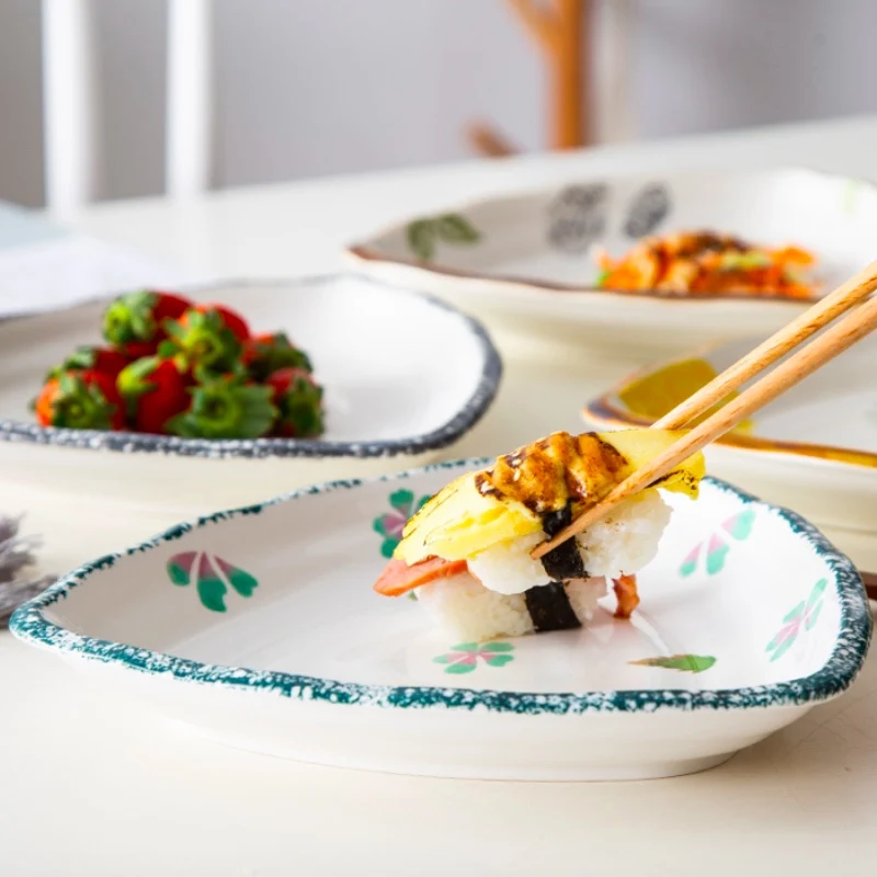 Тарелка для салата тарелка ужина с мультяшным рисунком маленькие тарелки