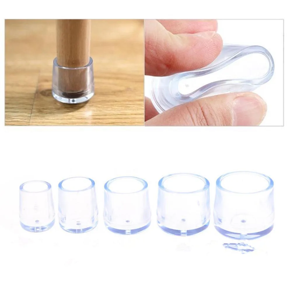 4 шт. силиконовых кейсов ножка стула Кепки подставка для ног мебель стол стул Этаж