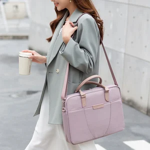 laptop bag 13 3 14 15 6 inch waterproof notebook bag for macbook air pro 13 15 computer shoulder handbag briefcase bag free global shipping