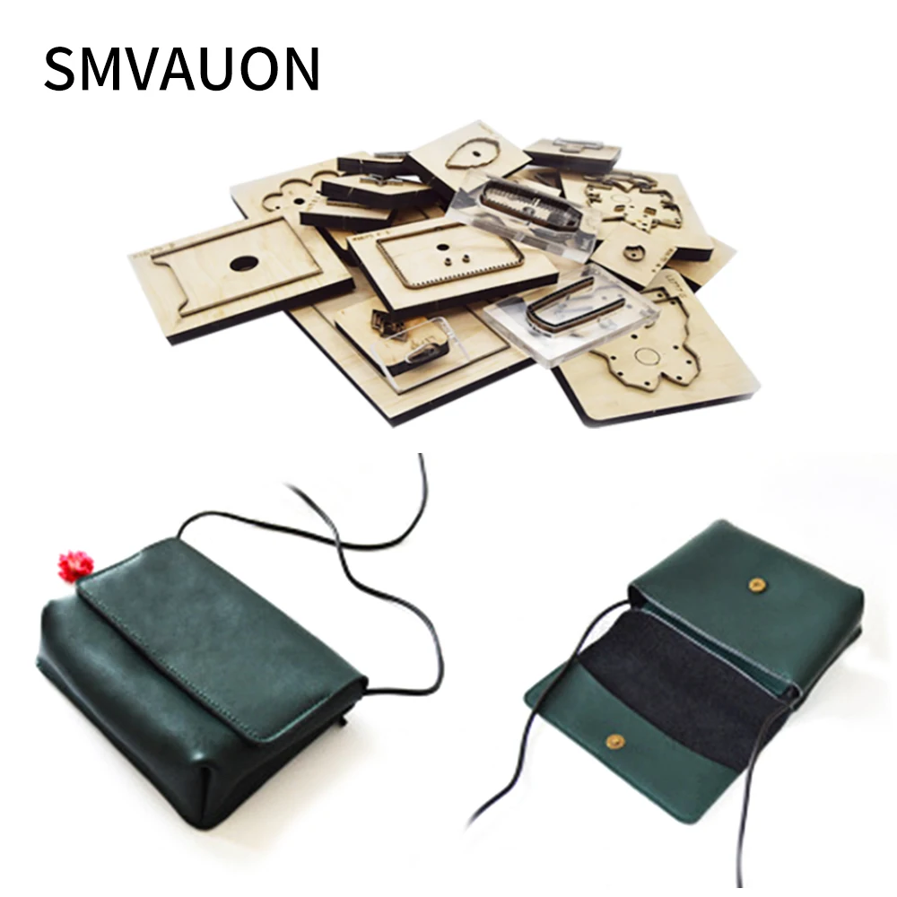 

Классическая сумка-мессенджер, деревянная высечка «сделай сам», сумка для карт, форма для бумажника, новый стальной Кошелек для монет, подхо...