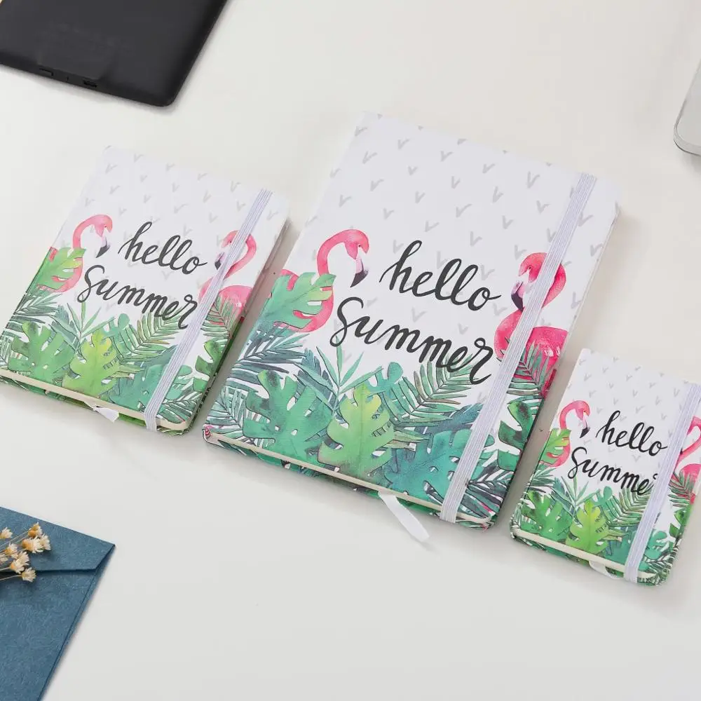 Цвет: желтый Модный блокнот Bullet Journal с Фламинго a5, креативный блокнот, канцелярский дневник, планировщик граффити Bujo - Цвет: Цвет: желтый