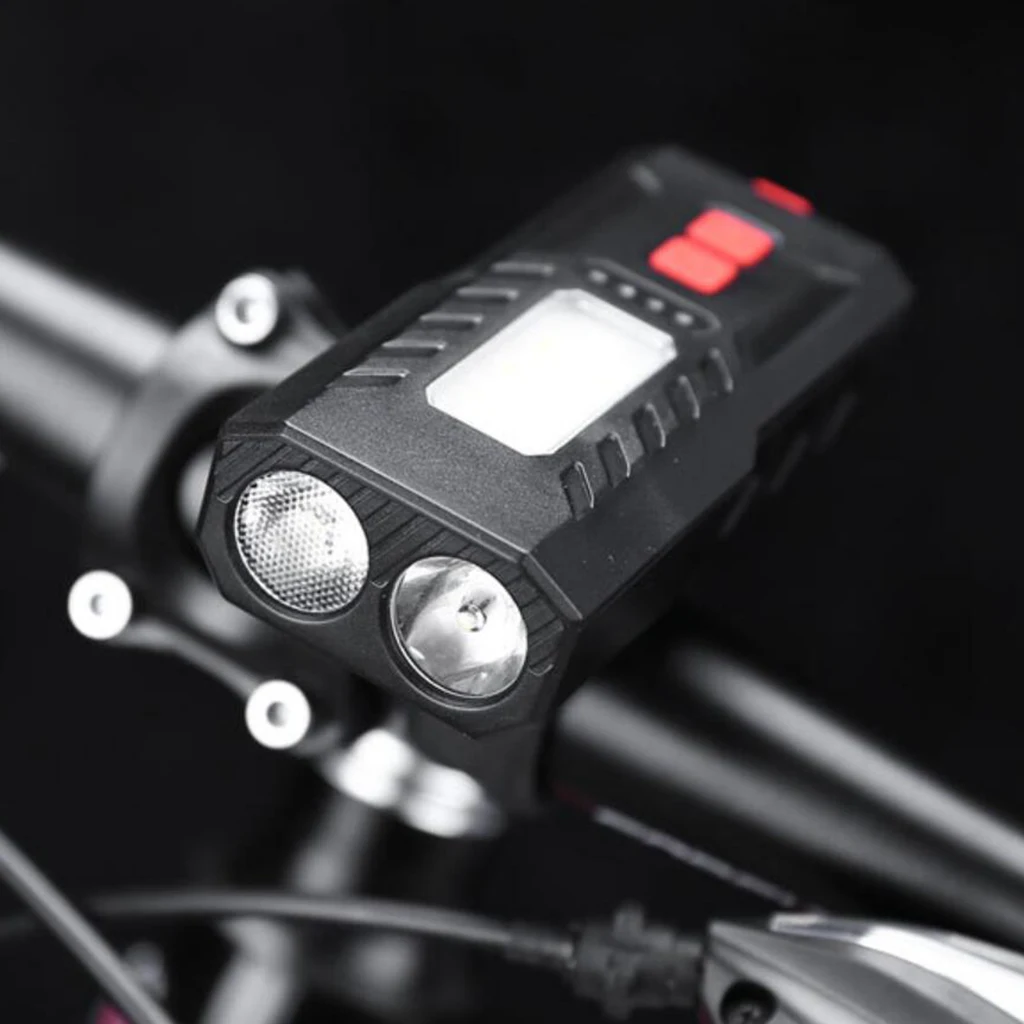 

800LM Bike Light Waterproof Indicator Display Handlebar Headlight Ultralight