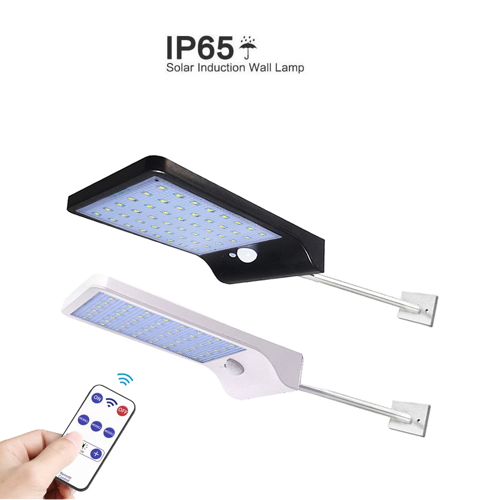 48 Светодиодный светильник на солнечной батарее наружный PIR датчик движения