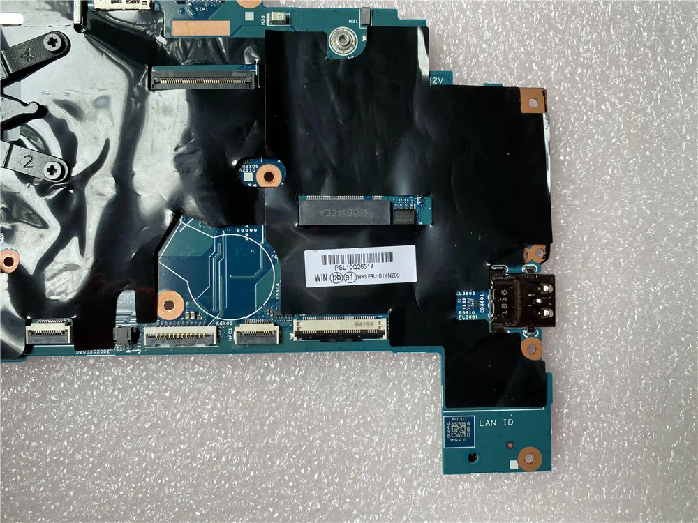 Original laptop Lenovo ThinkPad X1 Yoga 3rd Gen motherboard i5-8250U 8G 01YN200