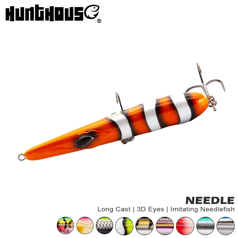Hunthouse пропуск рыболовная приманка иглы рыбка карандаш приманки 90 мм 17 г заброса