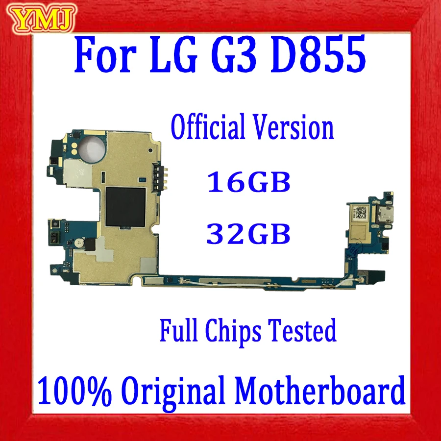 Официальная версия материнская плата 16 Гб/32 ГБ для LG G3 D855 с системой Android 100%