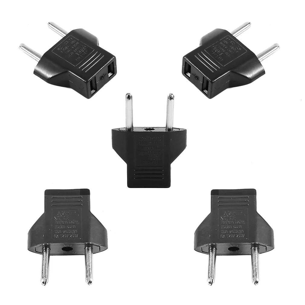 5 шт. универсальный адаптер штепсельная вилка европейского стандарта для США и