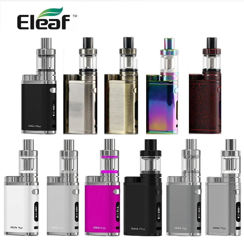 Оригинальный набор Eleaf iStick Pico 75 Вт TC с атомайзером MELO 3 (Mini) электронная сигарета