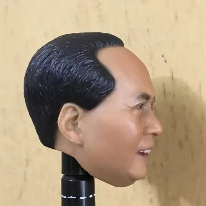 In Stock Collectible 1/6 Scale Male Figure Accessory Great Leader of China Mao Zedong Head Sculpt Carved Model for 12'' Body |