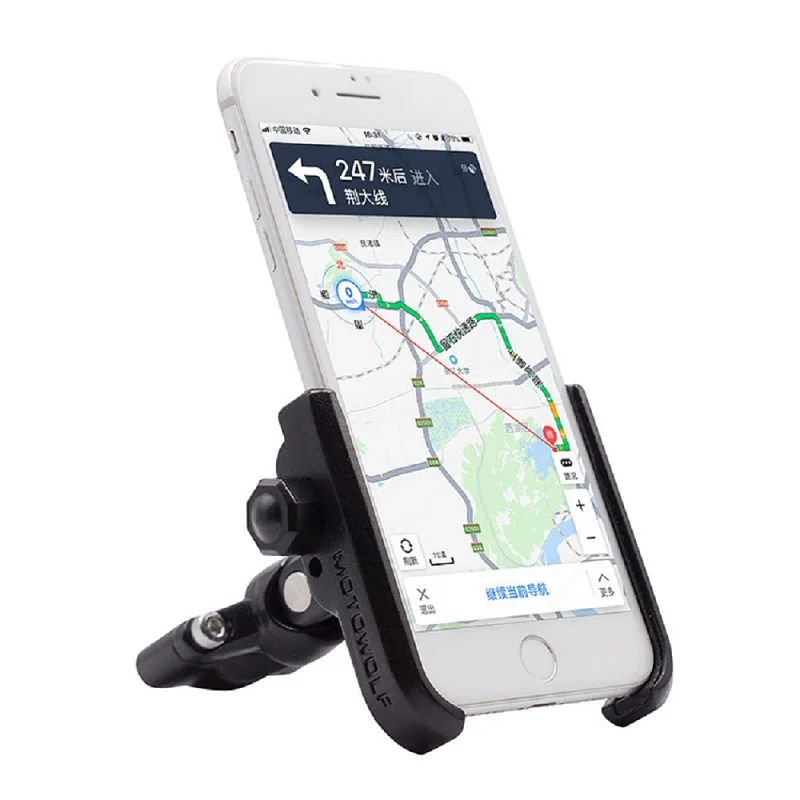 

Motorcycle accessories for 1200gs 360 Degree Universal Bike Aluminum Alloy Handlebar Phone Holder Stand Mount For iphone11