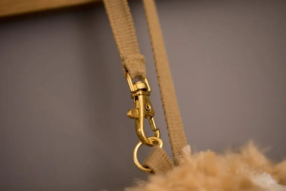 Симпатичная детская школьная сумка кошелек для монет медведь плюшевый рюкзак