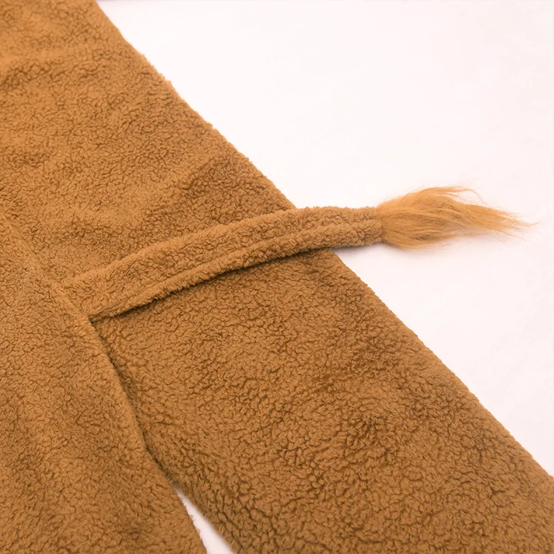 

Child Deluxe Lion King Costume Baby Kids Animal Carnival Halloween Cosplay Costumes Fancy Movie Role Jumpsuits