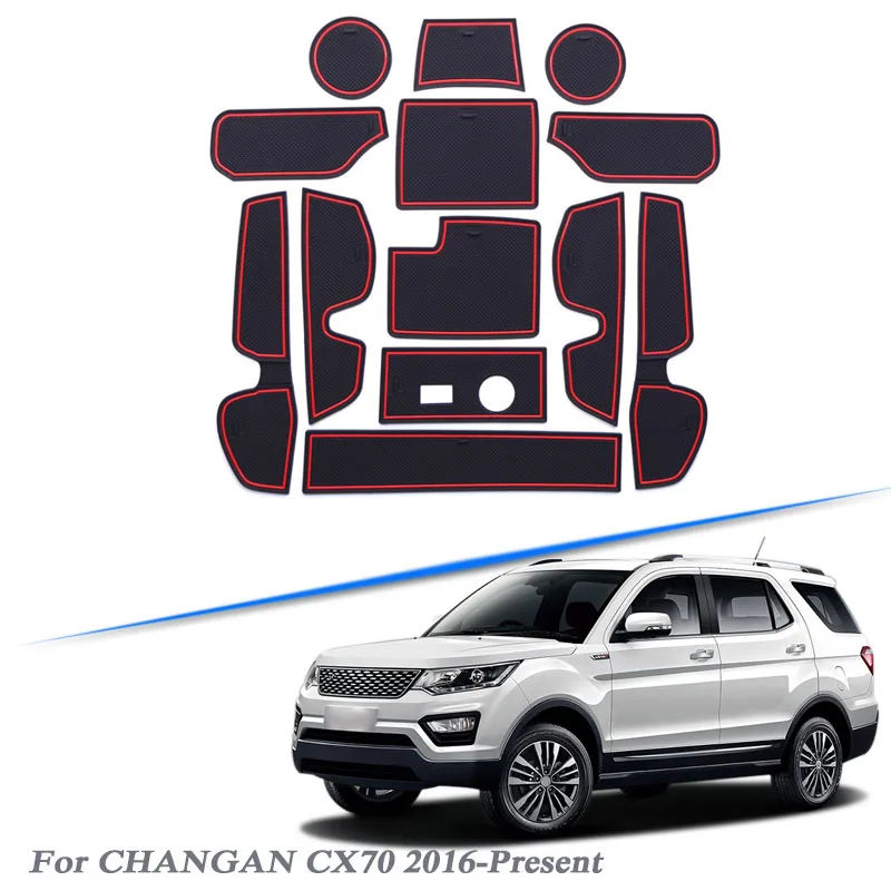 13 шт. автомобильный Стайлинг для CHANGAN CX70 2016 настоящее латексные ворота Слот