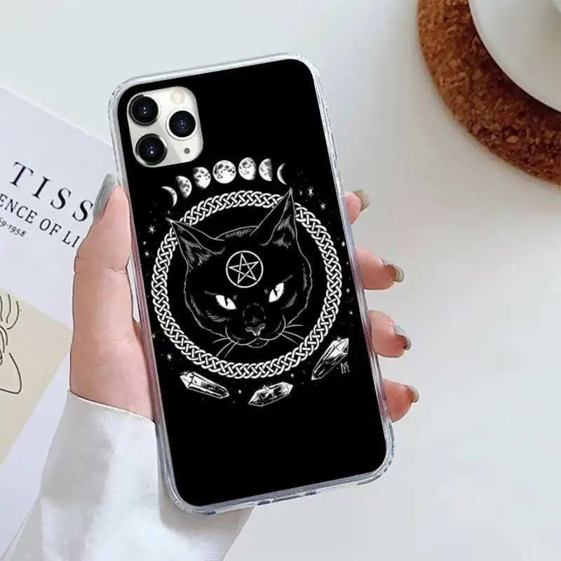 

Witches moon Tarot Mystery totem Phone Case For iphone 12 5 5s 5c se 6 6s 7 8 plus x xs xr 11 pro max Fashion protective shell