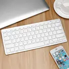 Серебристая ультра-тонкая 78 клавишная Беспроводная bluetooth-клавиатура для воздуха для ipad Mini для Mac компьютера ПК Macbook iBook