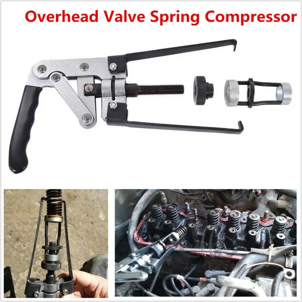 

HD Overhead Valve Spring Remover Compressor Stem Engine Seal Keeper Replace Tool Car Remover Installer tool