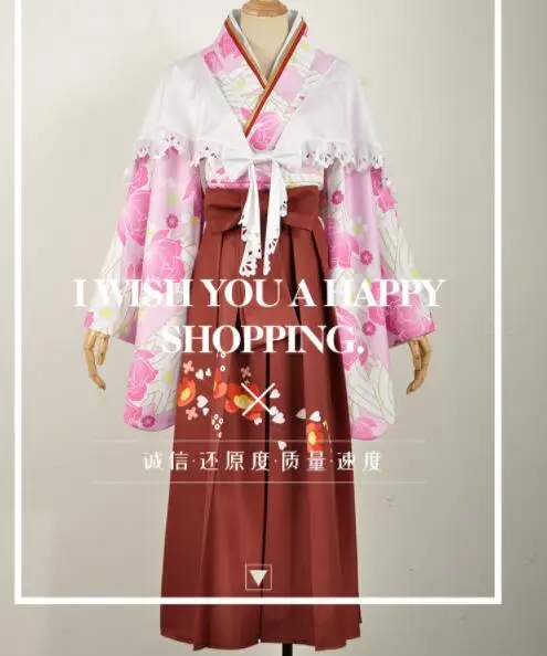 

Love Live Sunshine Aqours Sakurauchi Riko Taisho кимоно юката платье наряд аниме костюмы для косплея