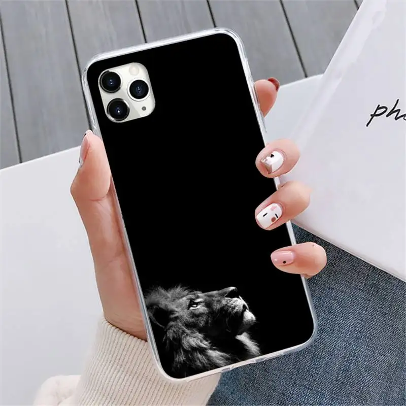 

Lion fierce king of the prairie Phone Case For iphone 12 5 5s 5c se 6 6s 7 8 plus x xs xr 11 pro max mini