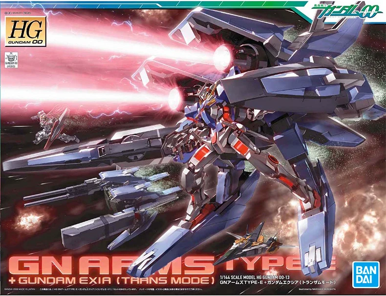 BANDAI GUNDAM HG 00 13 1/144 GNR 001E GN ARMS + воина гундама Модель Дети в собранном виде робота