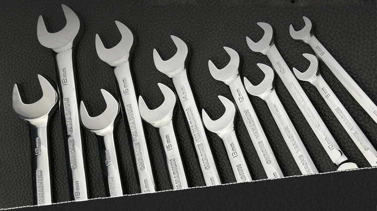 8 19 мм трубопровод с гибкой головкой Ratcheting ключи Набор Шестеренчатый трубчатый