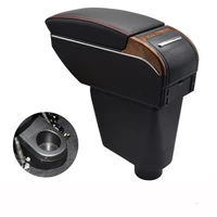 arm rest for renault clio captur armrest box center console central store content box with cup holder usb interface