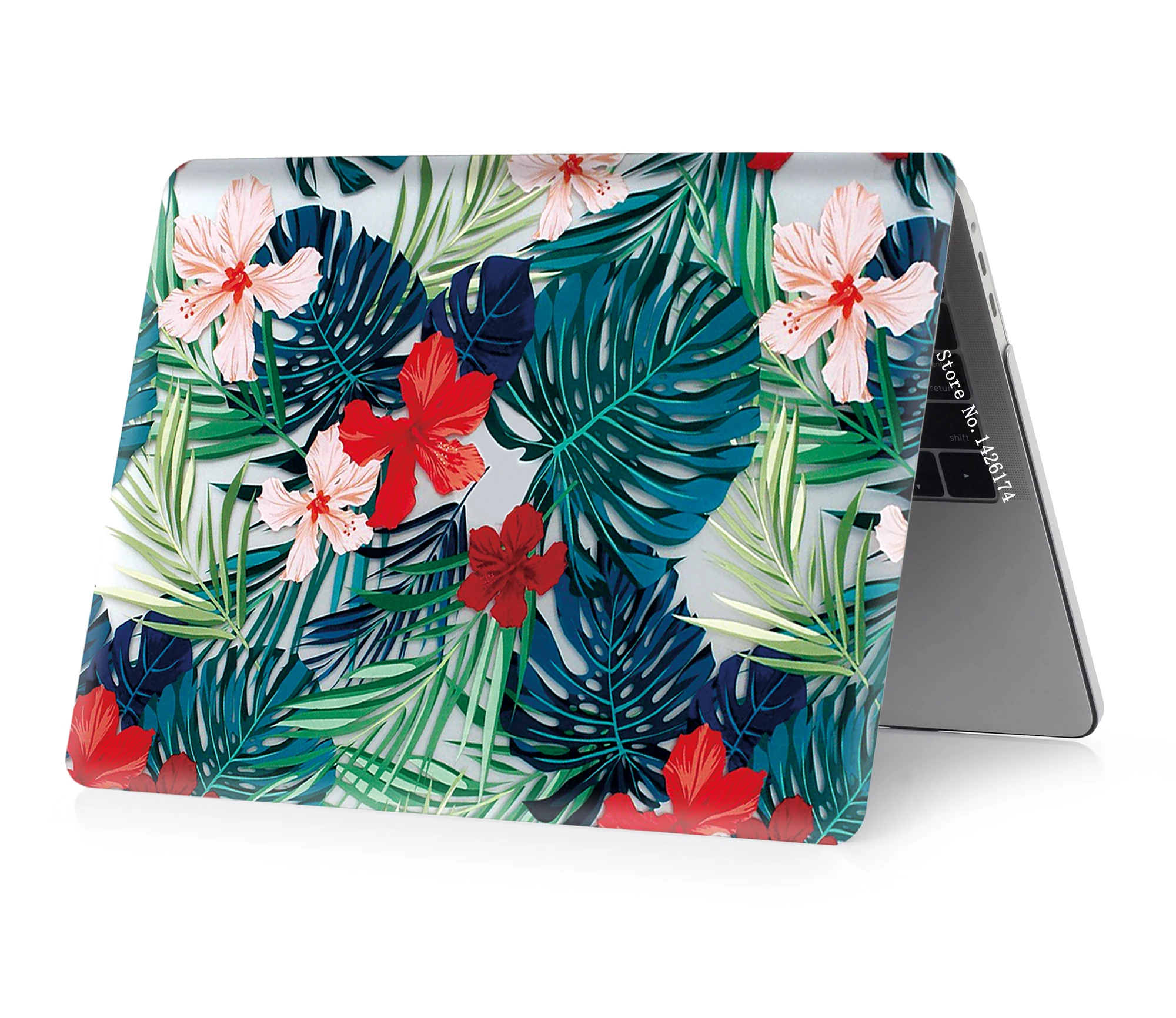 Окрашенный цветок чехол для Apple Macbook Air Pro Retina 11 12 13 15 дюймов сумка ноутбука 2020 Mac book 3