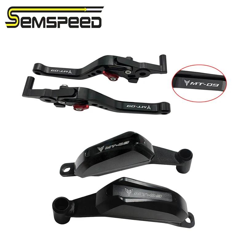 SEMSPEED мотоцикл MT 09 короткие рычаги защита двигателя слайдер для YAMAHA MT09 TRACER 2014 2020