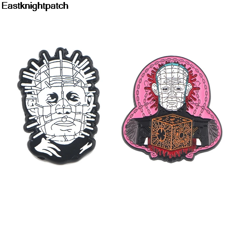 Заколки из цинкового сплава в стиле панк для рубашек одежды рюкзаков обуви