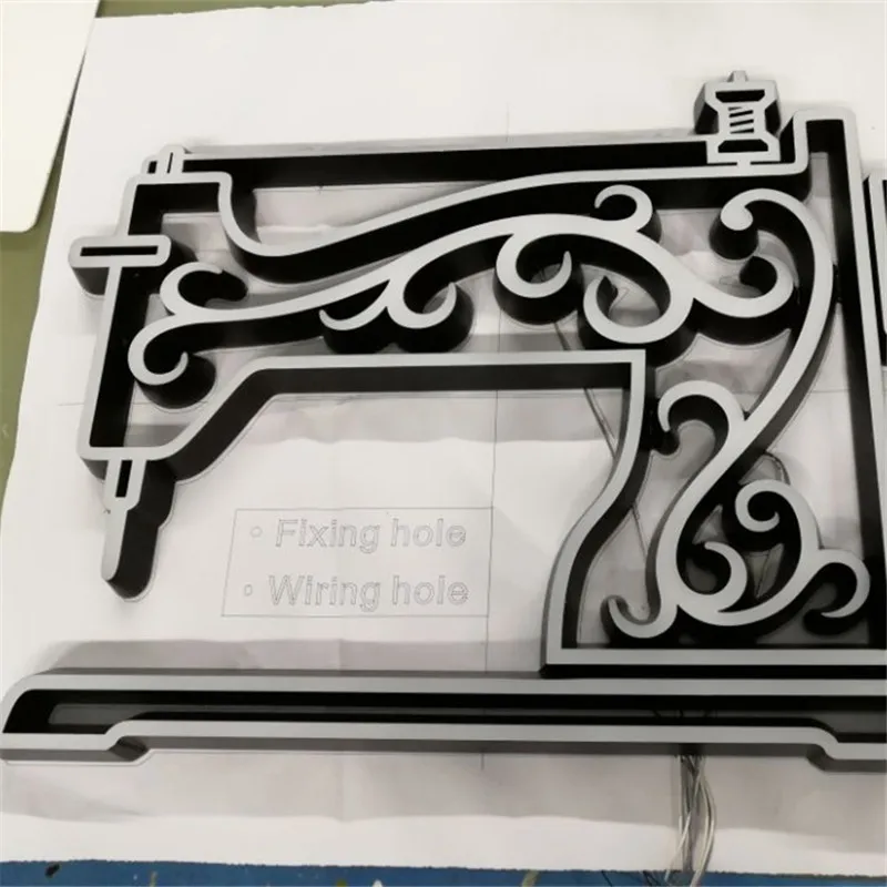 Подсветка для лица водонепроницаемая индивидуальная буква акриловая