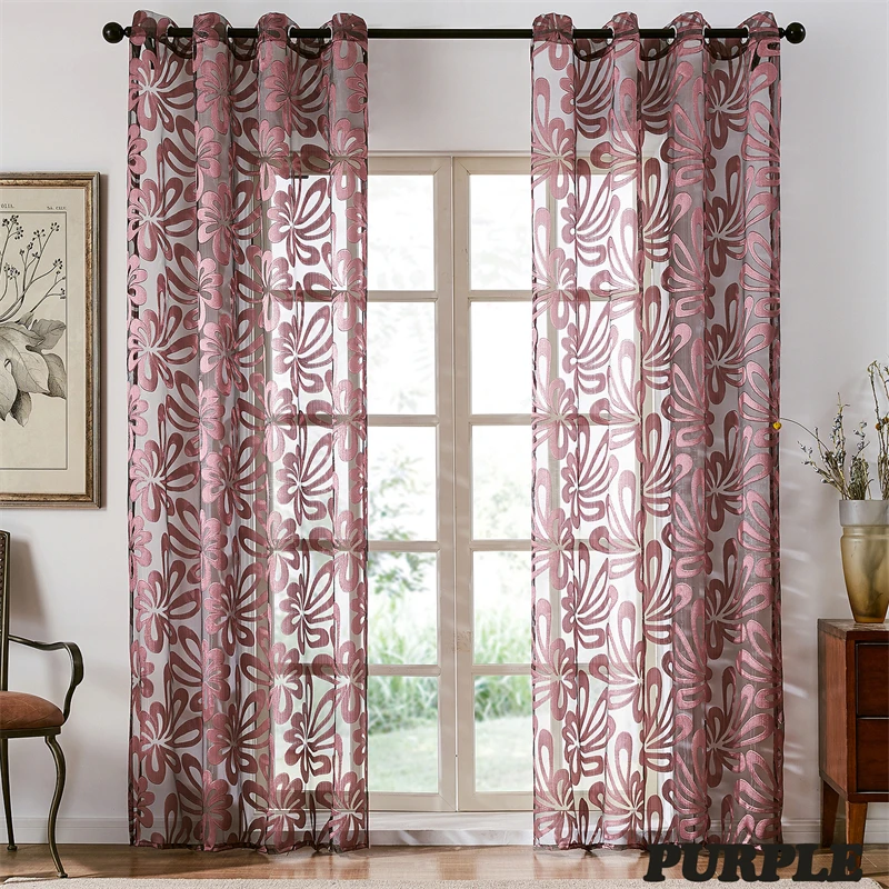 Жаккардовые прозрачные шторы для гостиной серебристые тюлевые с геометрическим