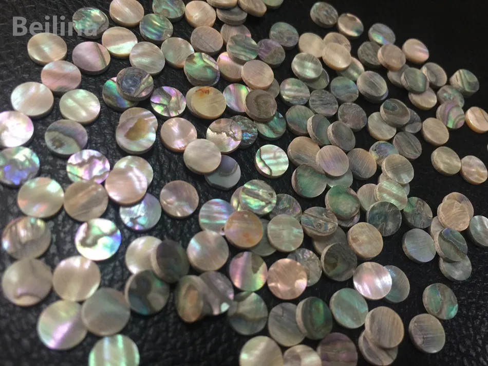 1 лот(50 шт.) диаметр 6 мм натуральный мексиканский abalone простыня для музыкальных инструментов аксессуары и украшения дома материалы