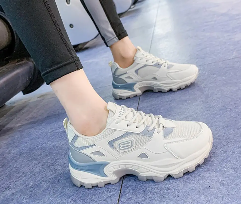 

New Fashion Casual Shoes Mesh Women's Sports Shoes Fitness Travel Shoes Outdoor Running Shoes Trend Women Sneakers Hiking Shoes