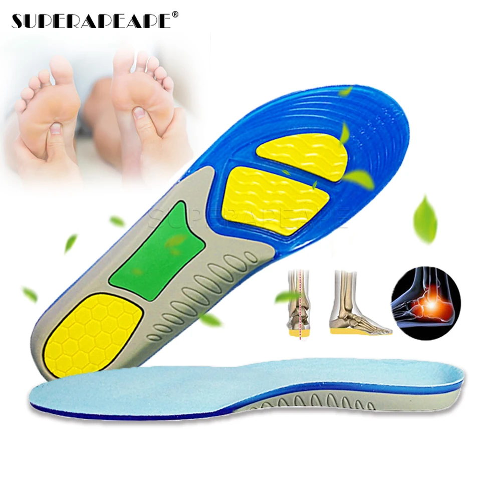 Силиконовые стельки из ТПЭ уход за ногами ортопедические массажные вставки для