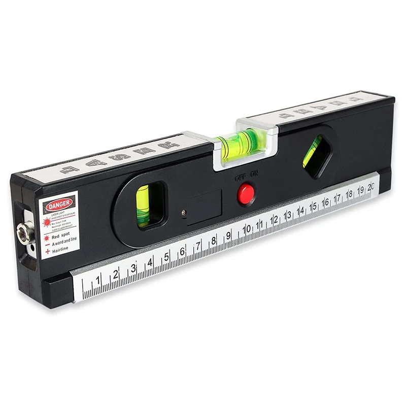 

Multipurpose Spirit Level Tool,Lase R Measuring Tape,Self-Leveling Adjusted Lase R Level Kit Standard Rulers 5Ft/1.5M