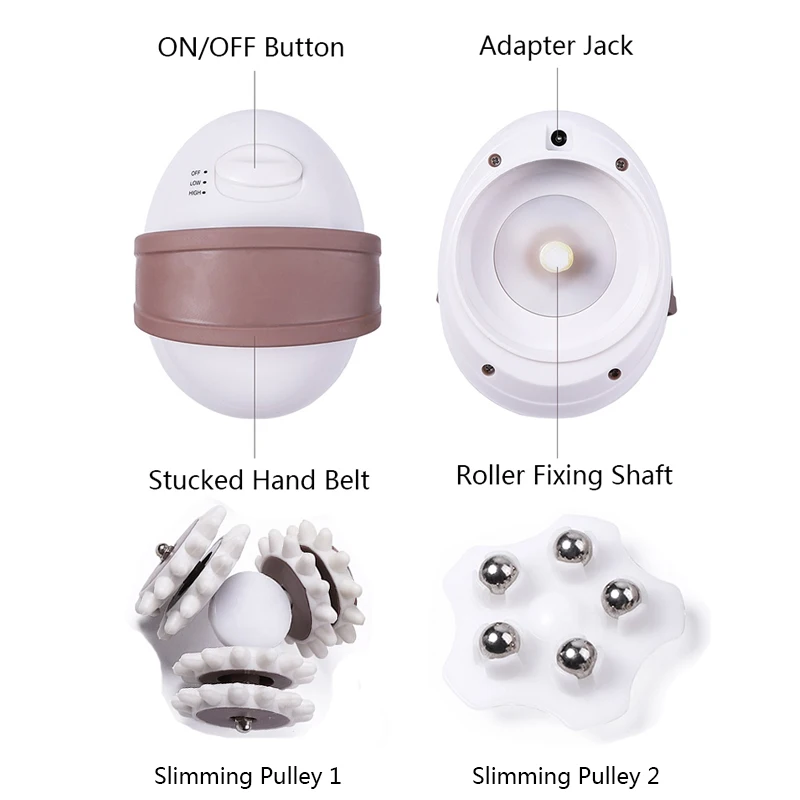

3D Electric Full Body Slimming Massager Roller For Weight Loss Fat Burning Anti-Cellulite Relieve Tension Health Care Relax Tool