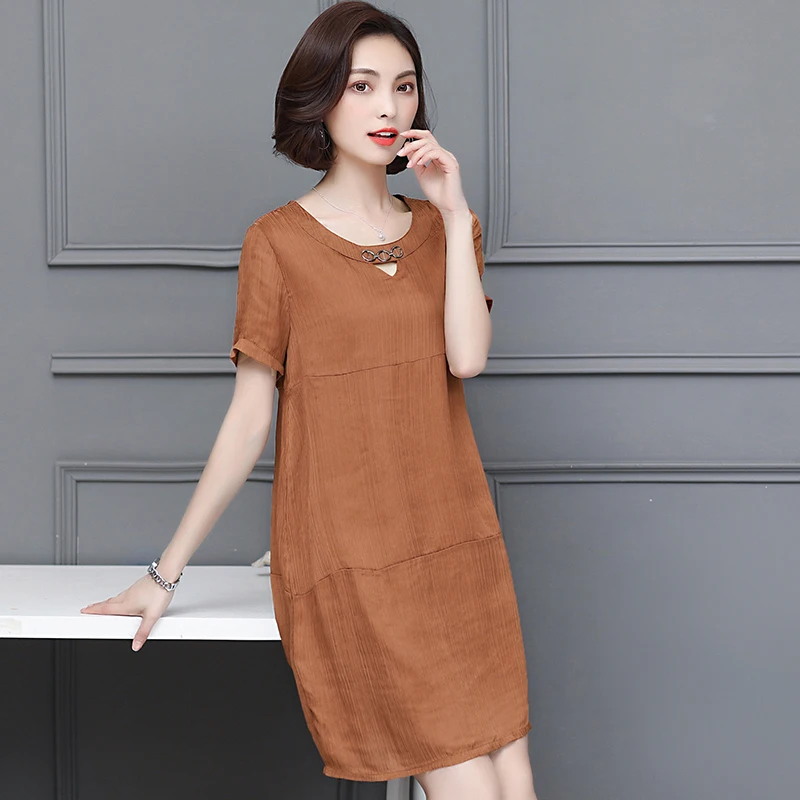 Женские офисные вечерние платья большого размера повседневные свободные