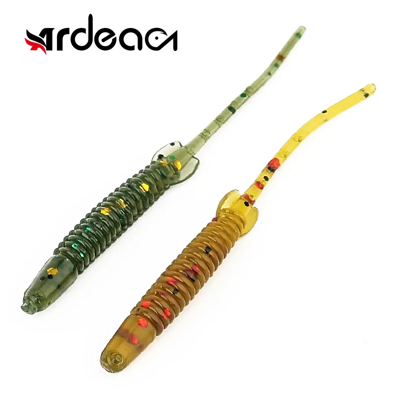 

Ardea Soft Lure 55mm0.5g 12pcs Artificial Silicone Small Bait Worm Swimbait Wobbler Jigging Slow Shrimp Carp Bass Fishing Tackle